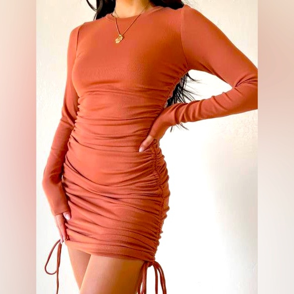 Rouched dress